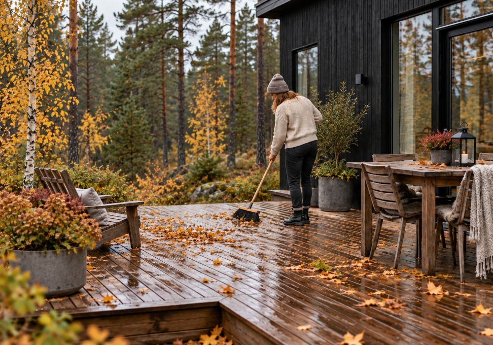 Terrass enne talve. Millised tööd aitavad puidul aastaid kaunina püsida?